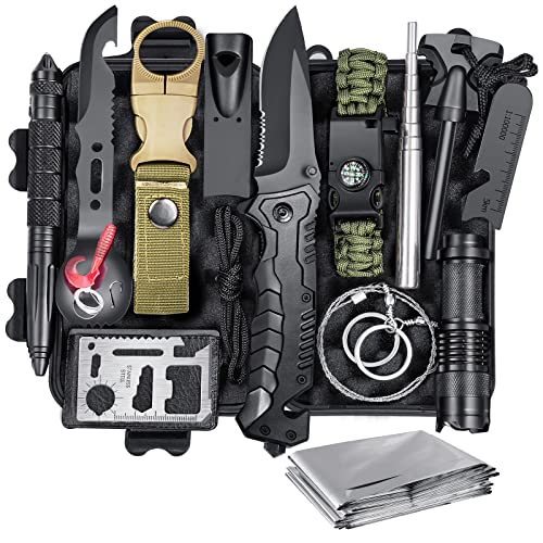13 in 1 Survival Kit, Professionelles Notfall...