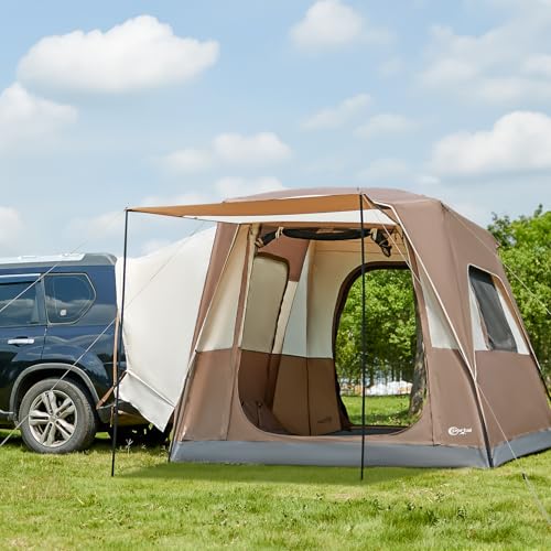 PORTAL Heckzelt 4-5 Personen 2 in 1 Auto Zelt...