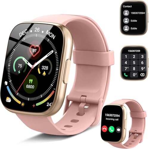 Smartwatch Herren Damen, 1.95' Smartwatch mit...