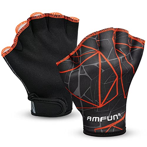 AMFUN Schwimmhandschuhe, Aquatic Handschuhe,...