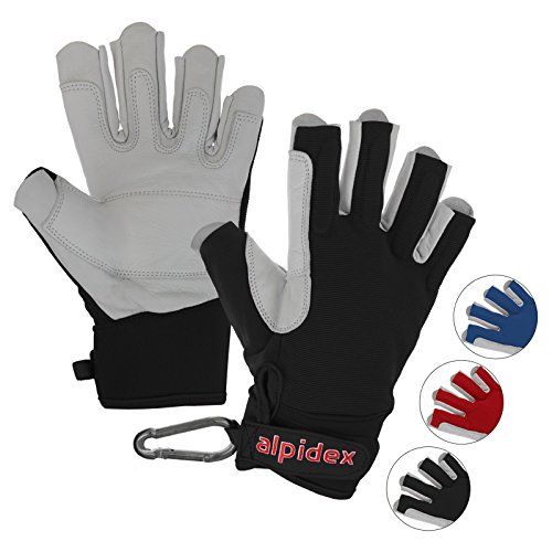 ALPIDEX Klettersteig Handschuhe Unisex...