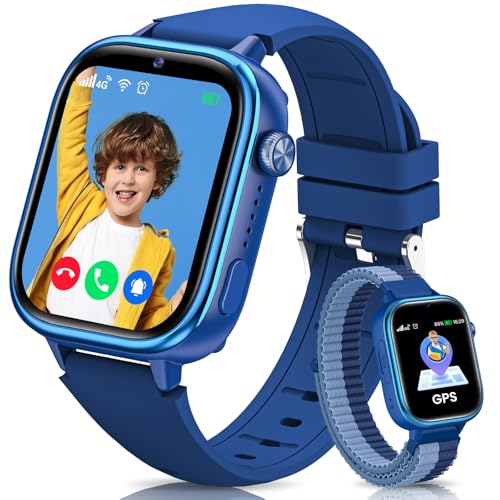 SWGOTA 4G Smartwatch Kinder, Telefon Uhr für...