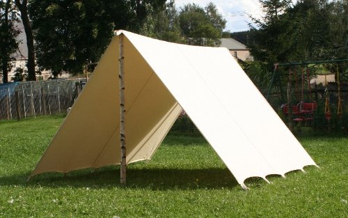 2 x 3m Reenactment tarp Lagerplane Zeltplane...