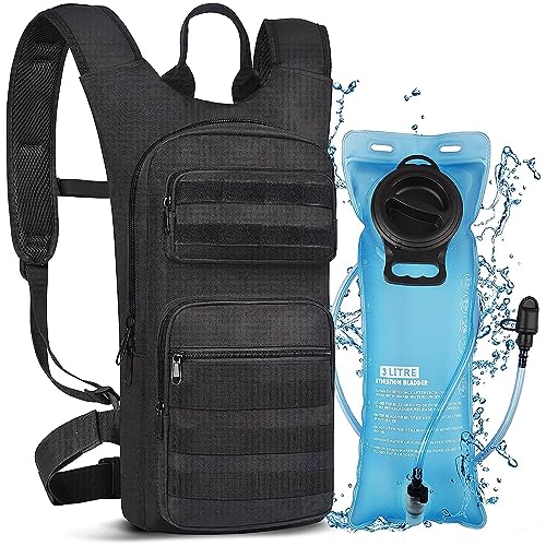 Wiserset Trinkrucksack mit 3-Liter-TPU-Blase,...