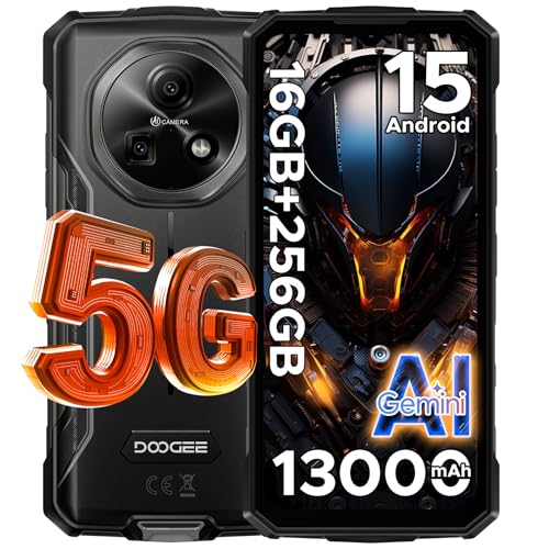 DOOGEE Fire 7 5G Android 15 Outdoor Handy...