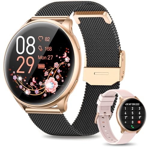 RUXINGX Smartwatch Damen mit Telefonfunktion,...