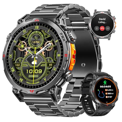 Rmana Militär Smartwatch Herren, GPS...