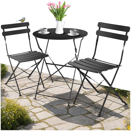 tectake® Gartenmöbel Bistro Set aus...
