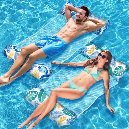 Mennitr Luftmatratze Pool, 2 Stück...