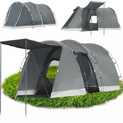 Camping Zelt 4 Personen Zelte 5000mm...