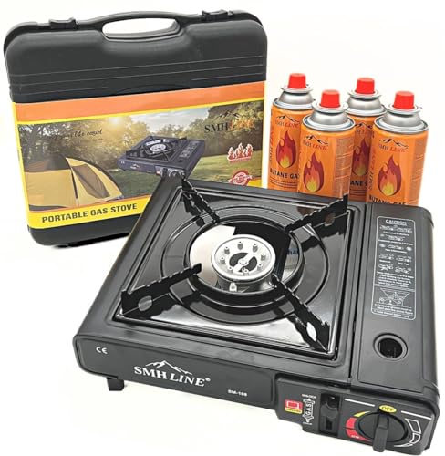 SMHLINE® Campingkocher Gaskocher Set inkl....