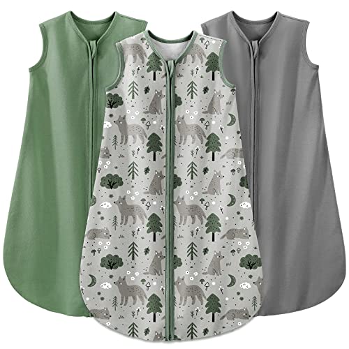 Yoofoss Schlafsack Baby Sommer 0.5 Tog - 3er...