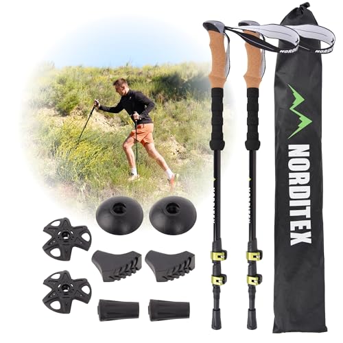 NORDITEX® Wanderstöcke Teleskop –...