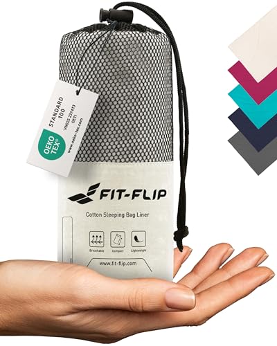 Fit-Flip Hüttenschlafsack Baumwolle -...