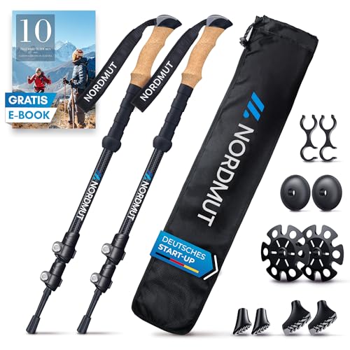 NORDMUT® Wanderstöcke Teleskop Carbon |...