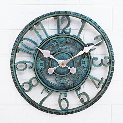 Taodyans Outdoor Wanduhr 30 cm - Garten Uhren...