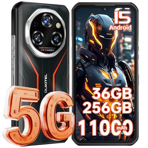 OUKITEL WP55 Android 15 Outdoor Handy 5G,...