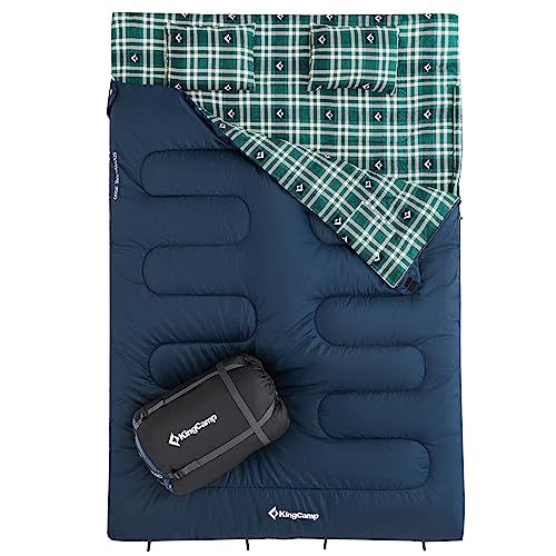 KingCamp Doppelschlafsack Winter Schlafsack 2...