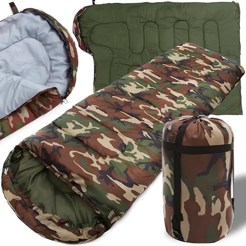 Retoo Schlafsack 3-4 Jahreszeiten Camping...