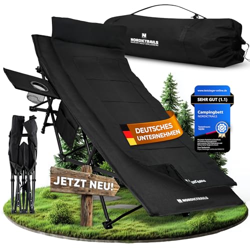 NORDICTRAILS Feldbett [Campingbett] klappbar...