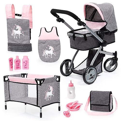 Bayer Design 18333AC Puppenwagenset, Tasche,...