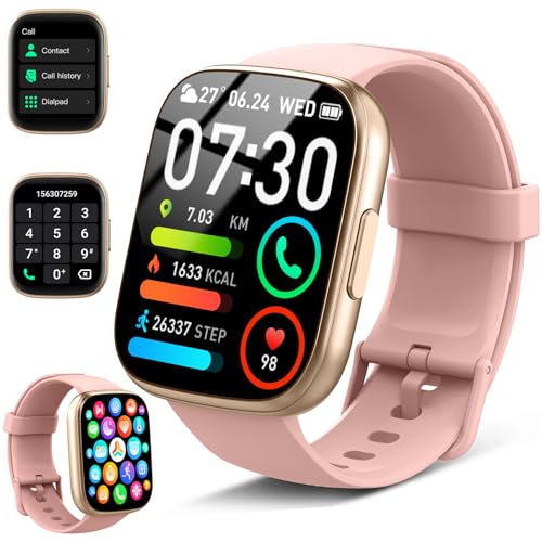 Smartwatch Herren Damen mit Bluetooth Anrufe,...
