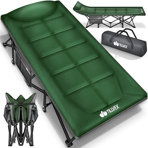 tillvex® Campingbett klappbar mit...