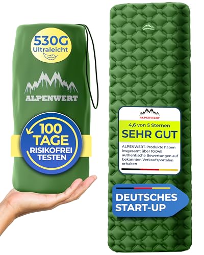 ALPENWERT® Isomatte Outdoor [Kleines...