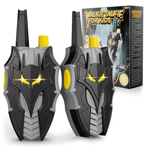 Walkie Talkie Kinder mit Leuchtenden Augen,...