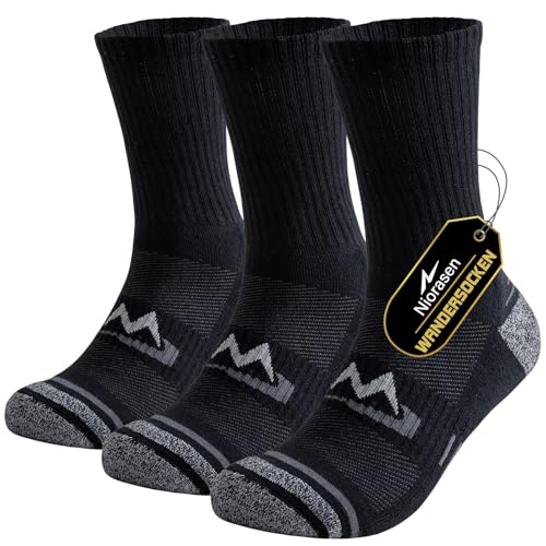 Niorasen Wandersocken Herren, 3 Paar...