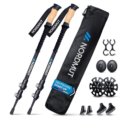 NORDMUT® Wanderstöcke Teleskop Alu | Nordic...
