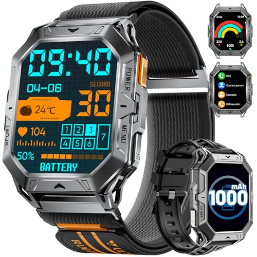 LIGE Militär Smartwatch Herren mit...