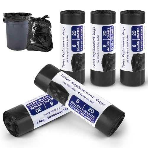 100 Stück Toilettenbeutel Schwarz Set...