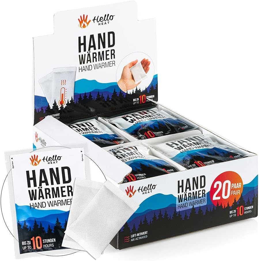 HELLO HEAT -Warmpack- 20 Paar Handwärmer I...
