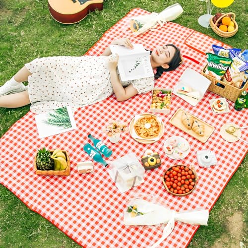 TFSZE Picknickdecke,300 x 200cm Faltbare...