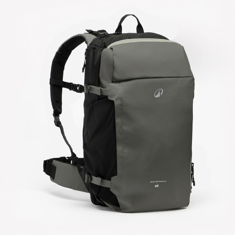Forclaz Reiserucksack Backpacking Travel 500 Organizer 40 l grün