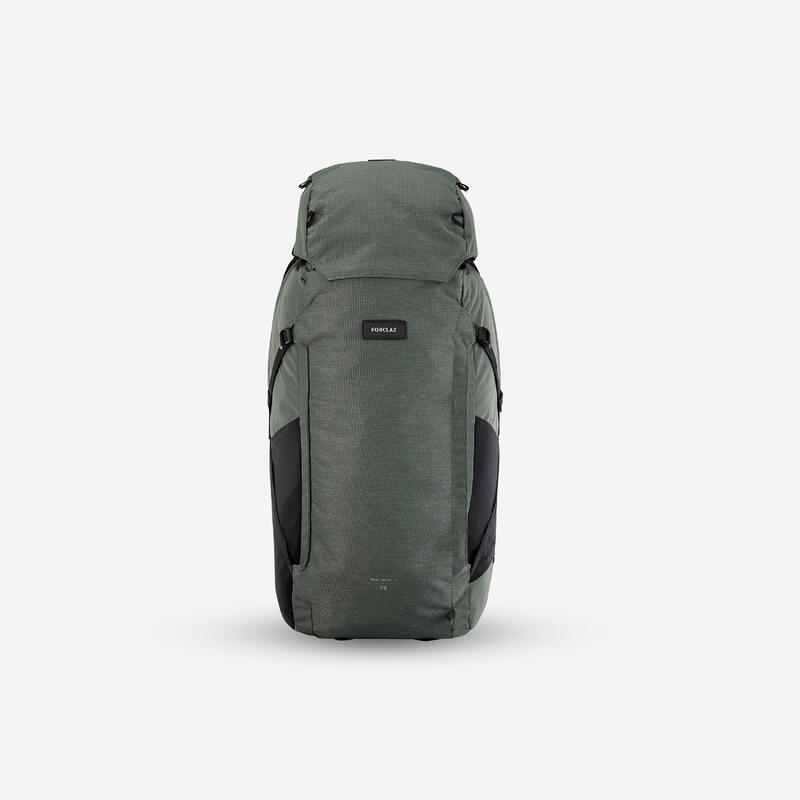 Forclaz Reiserucksack Herren Kofferöffnung Backpacking Travel 900 70+6 L