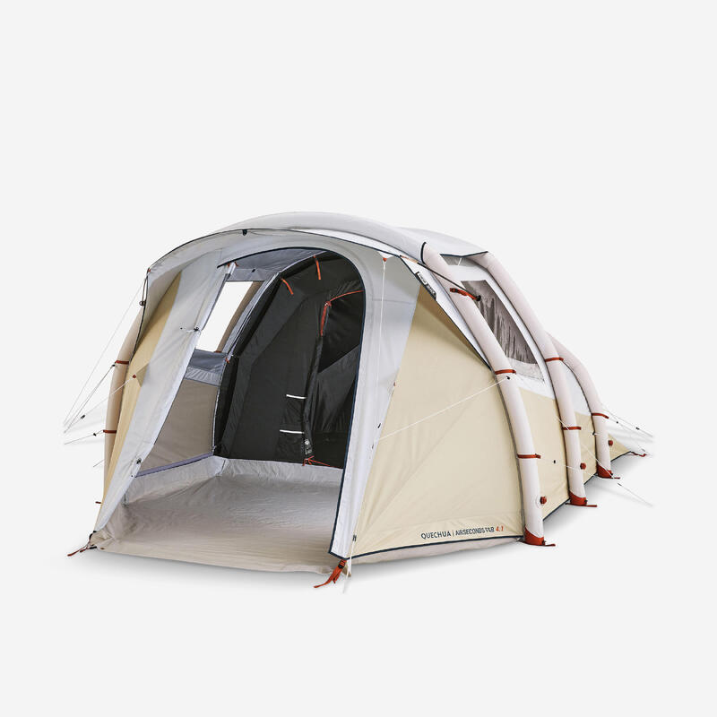 Quechua Familienzelt aufblasbar Air Seconds 4.1 Fresh and Black für 4 Personen