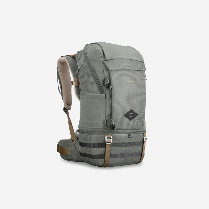 Quechua Wanderrucksack isolierend Komfort Arpenaz 900 Ice 25 l grau