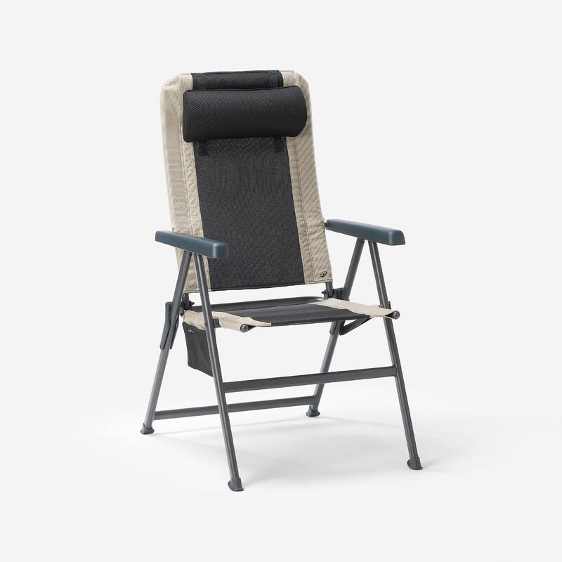 Quechua Campingstuhl faltbar neigbar 5 Positionen Ultra Komfort
