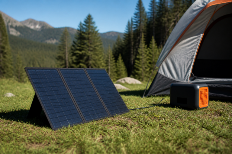 Solarpanel fuer Camping